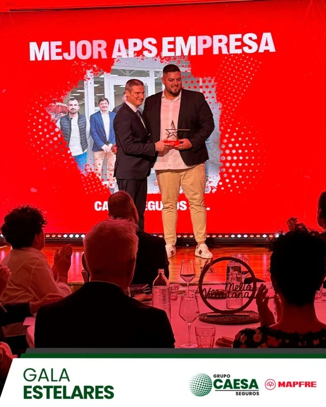 Entrega del galardón 'Mejor APS Empresa' a Grupo Caesa Mapfre