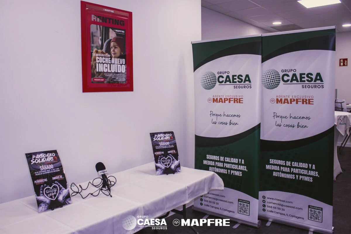 Stand corporativo de Grupo Caesa Mapfre durante el acto de inauguración